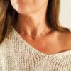 Gold Pearl Dainty Necklace | Me Me Jewellery